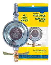 REGULADOR GÁS 504/01 USO DOMESTICO 1KG/H DE G.L.P. - ALIANCA
