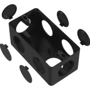 CAIXA CONDULETE 7 ENTRADAS PRETO 1" INPOL REF 375