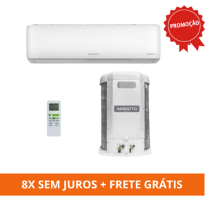 Ar-Condicionado Split HW Inverter Agratto Liv Top 18.000 BTUs R-32 Só Frio 220V